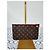 LOUIS VUITTON Monogram Neverfull MM GM Pochette/Borsa Marrone - vista 2