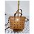 MCM ANYA MINI SHOPPER BAG CON ZIP SUPERIORE COGNAC