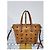 MCM ANYA MINI SHOPPER BAG CON ZIP SUPERIORE COGNAC - vista 2