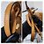 MCM ANYA MINI SHOPPER BAG CON ZIP SUPERIORE COGNAC - vista 7