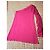Twin Set Abito monospalla rosa shocking - vista 2