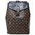 Zaino Palk Monogram Macassar Louis Vuitton Marrone/Nero