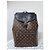 Zaino Palk Monogram Macassar Louis Vuitton Marrone/Nero - vista 12