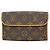 Borsa a vita Pochette Florentine Louis Vuitton Marrone - vista 2