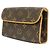 Borsa a vita Pochette Florentine Louis Vuitton Marrone - vista 3