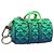 LOUIS VUITTON Portachiavi Mini Keepall Taurillon Illusion MP3284 LV Auth 161455SM Verde