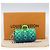 LOUIS VUITTON Portachiavi Mini Keepall Taurillon Illusion MP3284 LV Auth 161455SM Verde - vista 12