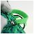 LOUIS VUITTON Portachiavi Mini Keepall Taurillon Illusion MP3284 LV Auth 161455SM Verde - vista 8