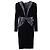 Autre Marque Jeunesse Schwarzes Kleid Schleife Satin