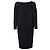 Vintage Kleid Guy Laroche mit schwarzen Flocken