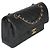 Timeless Borsa classica a doppio flap piccola in caviar nero trapuntato di Chanel - vista 4