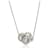 Collana Chopard in oro bianco e diamanti Happy Dreams  - vista 3