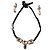 Raffinata parure DOLCE & GABBANA collier orecchini cristalli Argento Multicolore