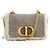 Dior Graue Leder-Schultertasche