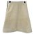 Autre Marque Falda de shearling crema en piel Beige - vista 2