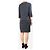 Brunello Cucinelli Dunkelgraues Strickkleid mit Pailletten - Größe M - Ansicht 2