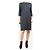 Brunello Cucinelli Dunkelgraues Strickkleid mit Pailletten - Größe M - Ansicht 3
