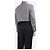 Acne Grey pinstripe cropped wool jacket - size UK 8 - view 2