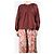 Autre Marque Maroon Celestino shirt blouse - size M Bordeaux - Ansicht 3
