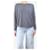 Autre Marque Grau beschädigter Kaschmir-Pullover - Größe S  - Ansicht 3