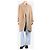 Autre Marque Beige Lama- und Wollmischmantel - Größe UK 12 - Ansicht 3