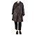 Autre Marque Abrigo de shearling marrón - talla UK 10 Castaño