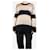 Khaite Oversized-Pullover aus Kaschmir in neutral und schwarz - Größe XS - Ansicht 3