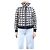 Perfect Moment Black digi houndstooth puffer jacket - size S