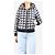 Perfect Moment Black digi houndstooth puffer jacket - size S - view 3