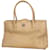 Chanel Executive Line Tote Bag Beige Leder