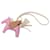 Hermès Pink Milo lambskin and Swift Calfskin Rodeo Pegase Bag Charm PM Cream  - view 1