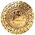 Spilla rotonda placcata oro Chanel 31 Rue Cambon D'oro