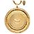 Collar Colgante de Moneda Baño de Oro 31 Rue Cambon de Chanel Dorado - vista 3
