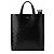 Borsa Tote Prada in pelle Spazzolato nera Nero