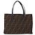 Fendi Vintage Offene Tote Zucca aus Canvas Mittel Braun - Ansicht 2