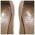 Yves Saint Laurent Décolleté a piattaforma Tribtoo in pelle beige di Saint Laurent - vista 6
