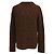 Rundhals-Pullover aus braunem Alpaka-Wolle von Jil Sander Rot