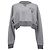 Sudadera de Fleece Miu Miu en Algodón Gris