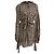 Vestido off-shoulder con estampado de leopardo Suraya de Zimmermann en seda marrón Castaño