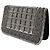 Bolso de mano de seda plateada adornado con cristales Balmain Plata - vista 3