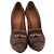 Pumps Givenchy in Pelle Marrone - vista 2