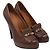 Pumps Givenchy in Pelle Marrone - vista 3