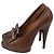 Pumps Givenchy in Pelle Marrone - vista 4