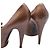 Pumps Givenchy in Pelle Marrone - vista 7