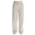 Pantalones rectos de tiro alto Joseph en seda blanca Blanco Crudo