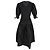 Vestido Midi de Manga Abullonada Cintia en Algodón Negro Ulla Johnson - vista 3