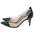 Sapatos Plexi Gianvito Rossi em PVC verde e couro envernizado - vista 4