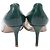 Sapatos Plexi Gianvito Rossi em PVC verde e couro envernizado - vista 5