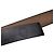 Cinto de couro preto com fivela retangular com logo Montblanc - vista 7