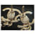 Orecchini Chanel Coco Crush Bianco Blu D'oro Verde  - vista 4